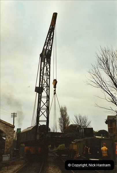 2003-02-22 Driving 33012 on crane work.  (4)283