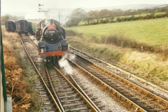 2002-12-01 Driving the DMU on Santa Specials.  (12)206