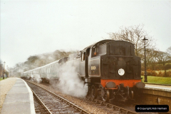 2003-12-13 Santa Specials driving the Dining train with 80104. (3)443