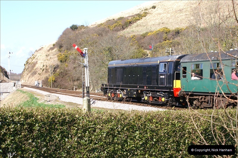 2006-03-31 SR Branch line Weekend @ Corfe Castle Dorset. (12)202