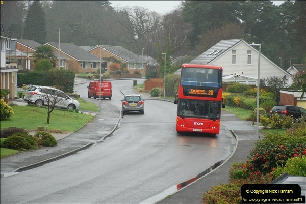 2018-04-09 First day of operation of the Route 20 by Wilts & Dorset.  (19)019