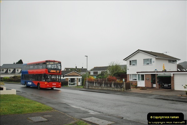 2018-04-09 First day of operation of the Route 20 by Wilts & Dorset.  (33)033