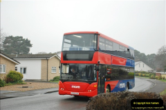 2018-04-09 First day of operation of the Route 20 by Wilts & Dorset.  (43)043