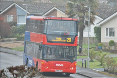 2018-04-09 First day of operation of the Route 20 by Wilts & Dorset.  (45)045