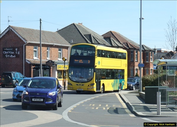 2015-04-07 New 15 plate Yellow Bus @ The Sea View, Parkstone, Poole, Dorset.  (1)29
