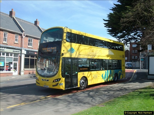 2015-04-19 Bournemouth, Dorset. (Yellow  Bus)  (3)70